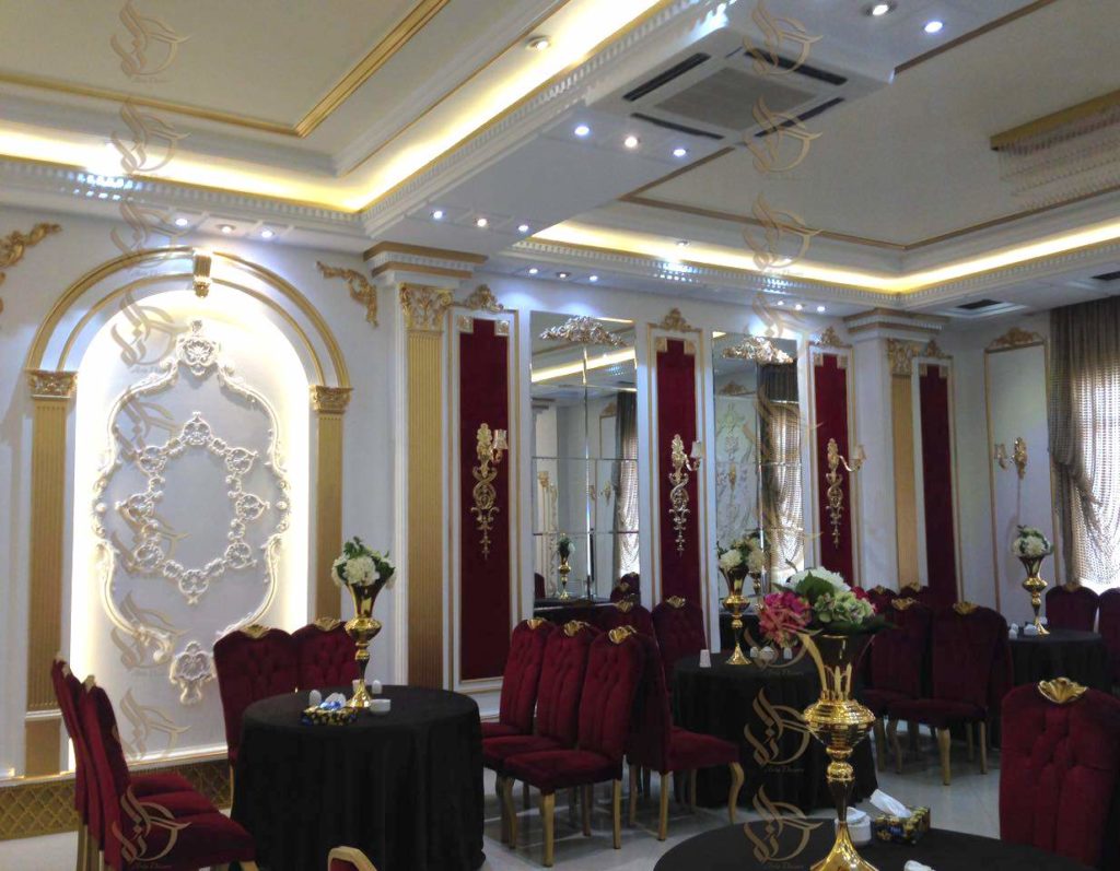 اجرای ابزار دکوراتیو تالار آرتمیس ۲